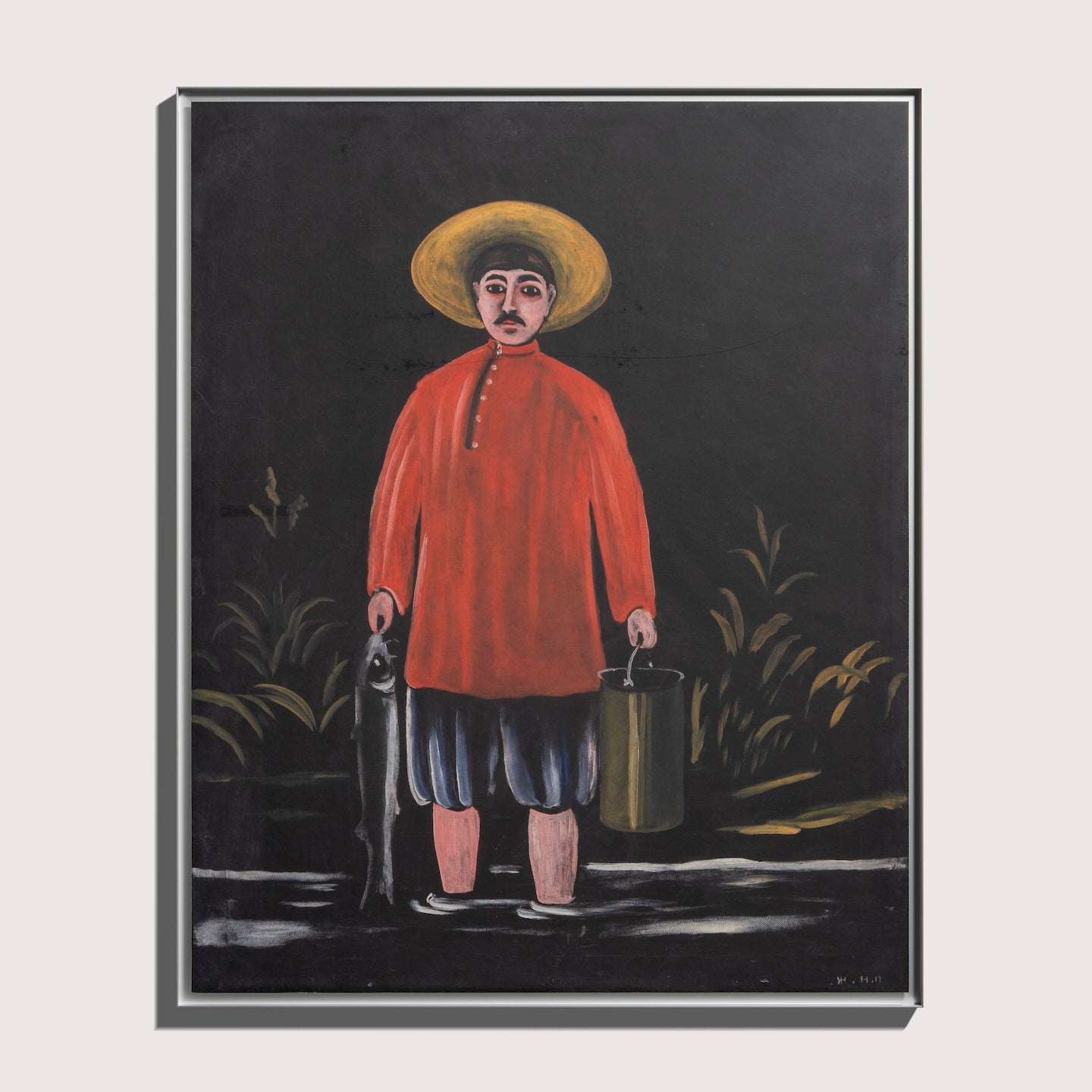 Niko Pirosmani – Fischer im roten Hemd