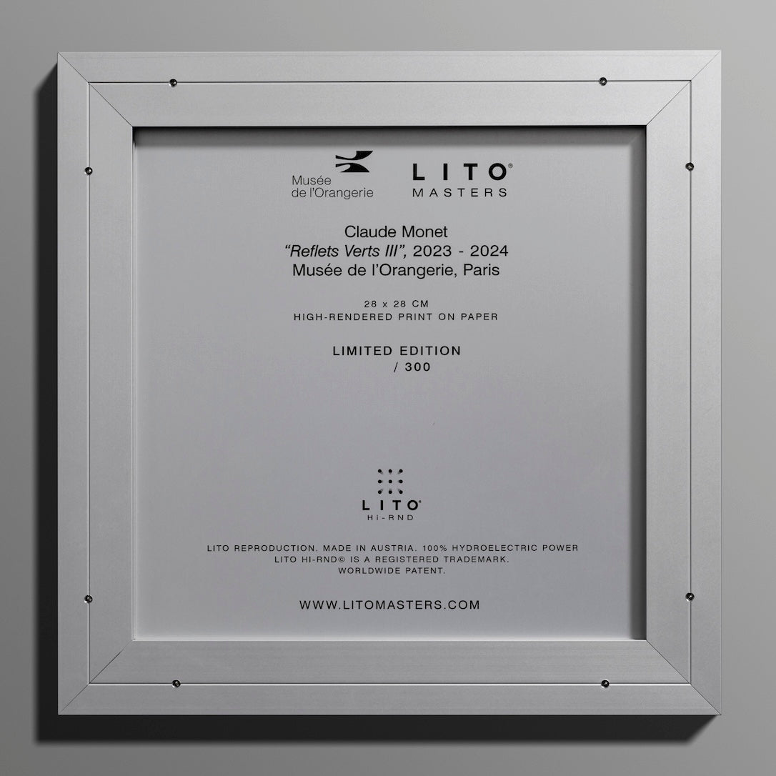 Claude Monet - Reflets Verts III