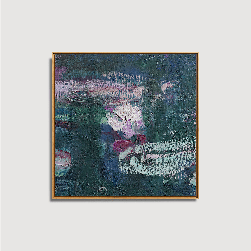 Claude Monet - Reflets Verts I, 2023-2024 - Sur Papier