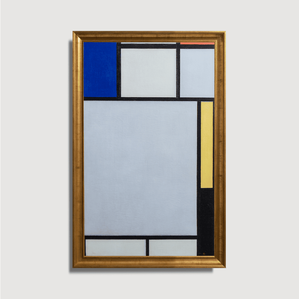 Piet Mondrian - Composition avec bleu, rouge, jaune et noir