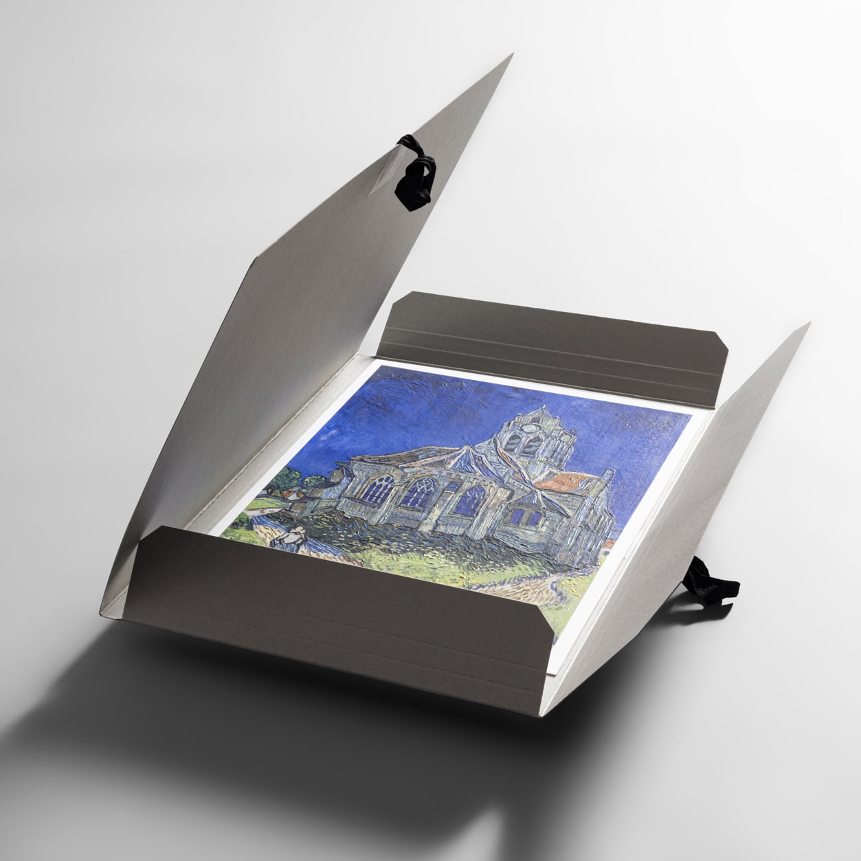 Vincent Van Gogh - The Church At Auvers-sur-Oise, 1890 - Life Size, On Paper