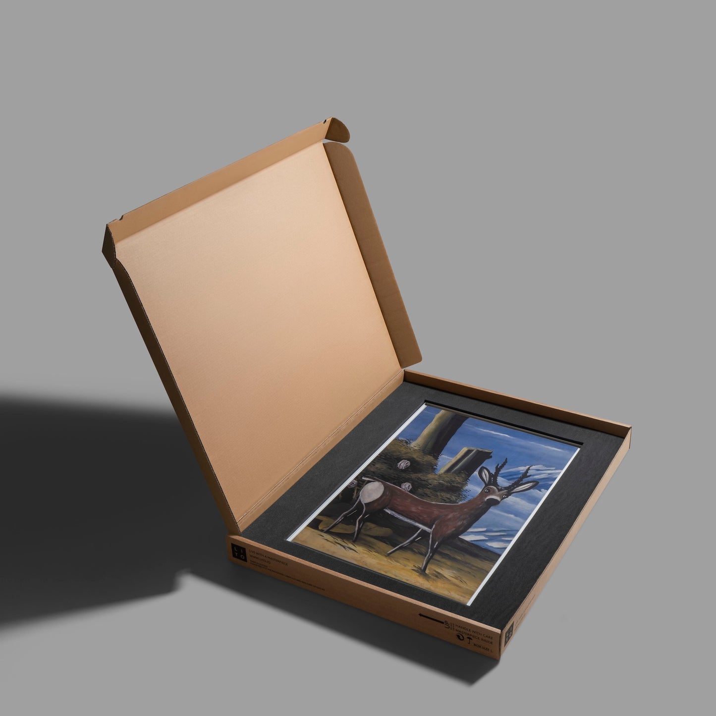 Niko Pirosmani - Rehe in einer Landschaft