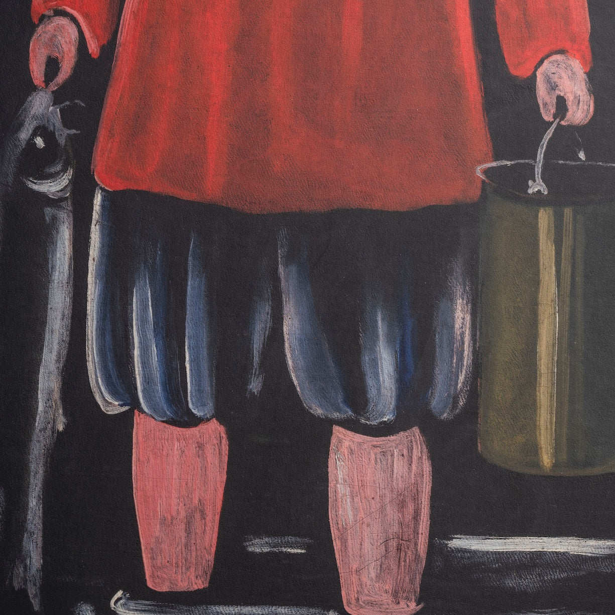 Niko Pirosmani – Fischer im roten Hemd