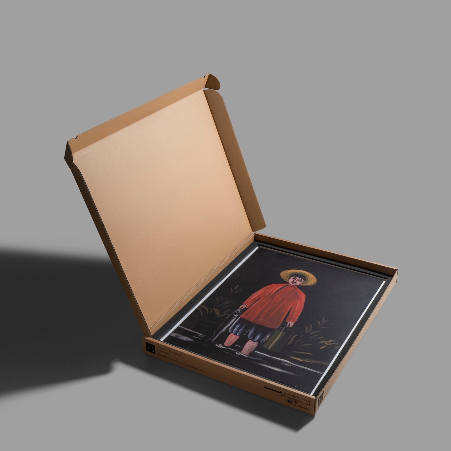 Niko Pirosmani – Fischer im roten Hemd