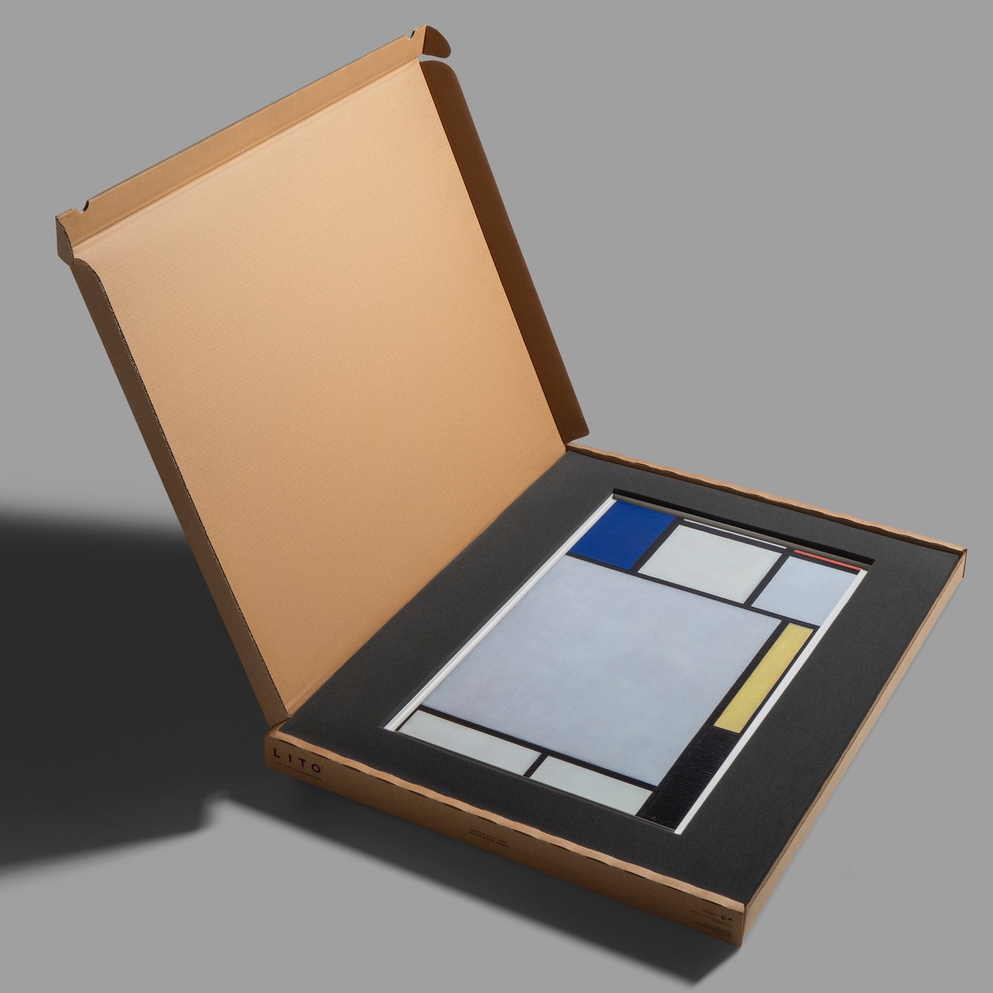 Piet Mondrian - Composition with Blue, Red, Yellow and Black