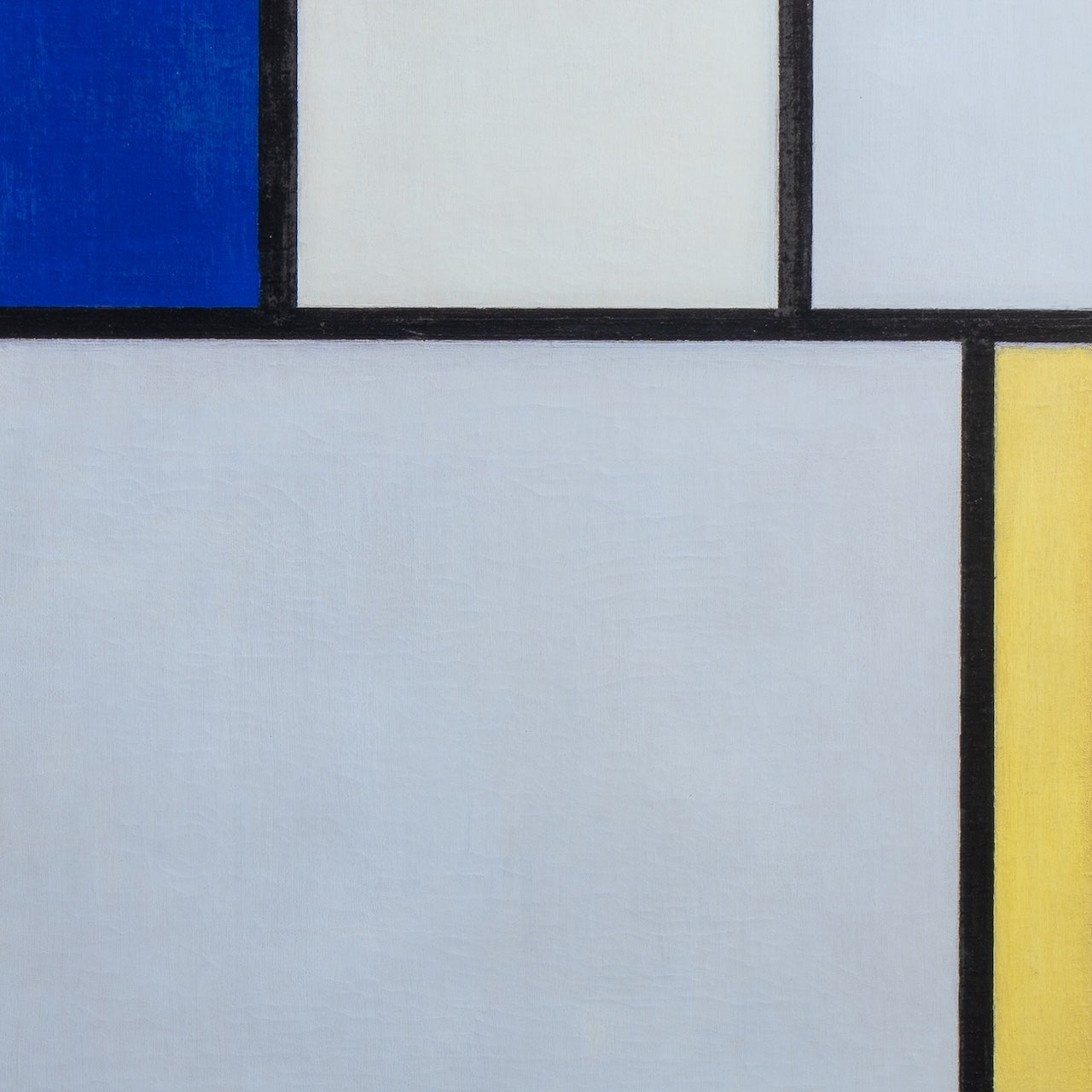 Piet Mondrian - Composition with Blue, Red, Yellow and Black