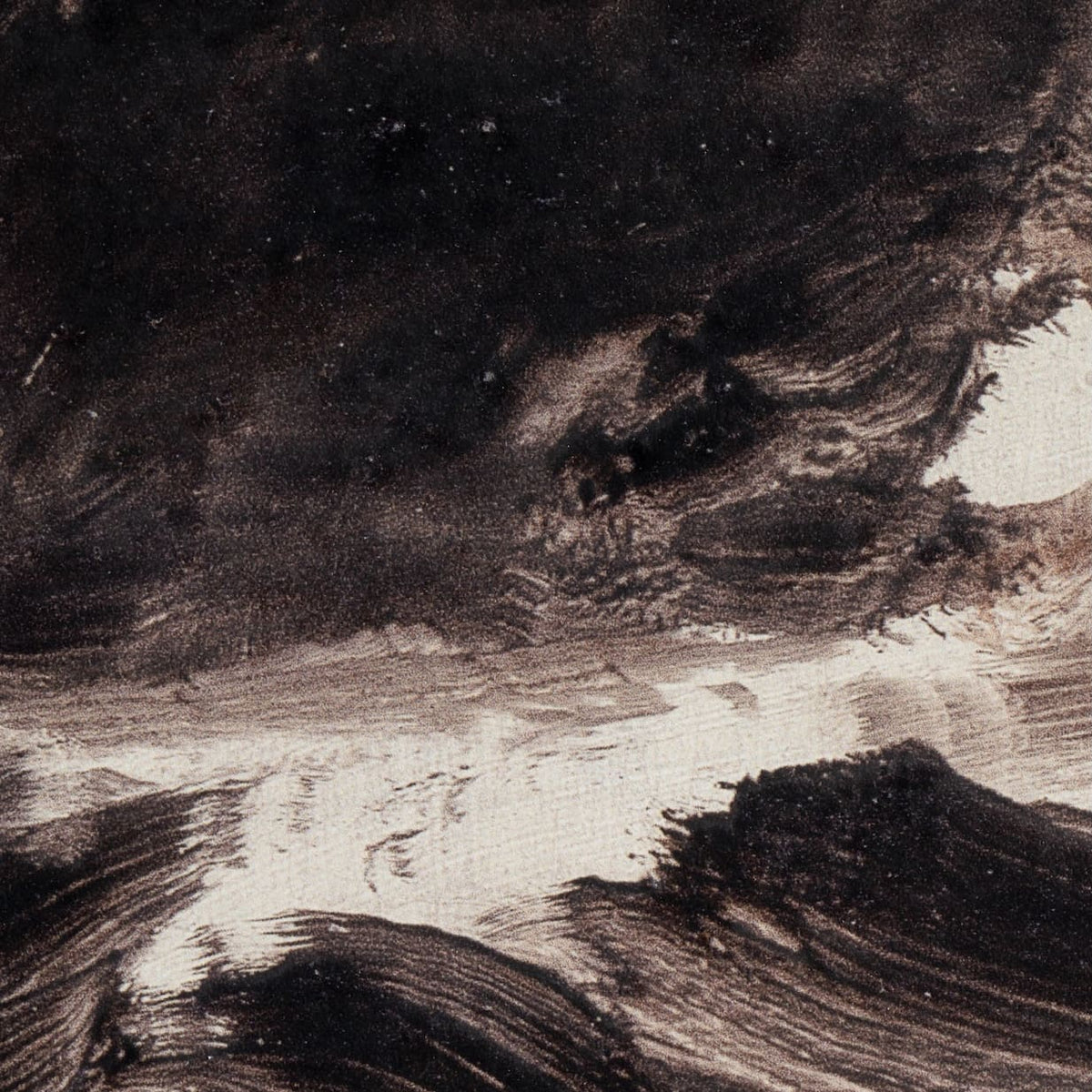 Peder Balke - Schiff im Sturm