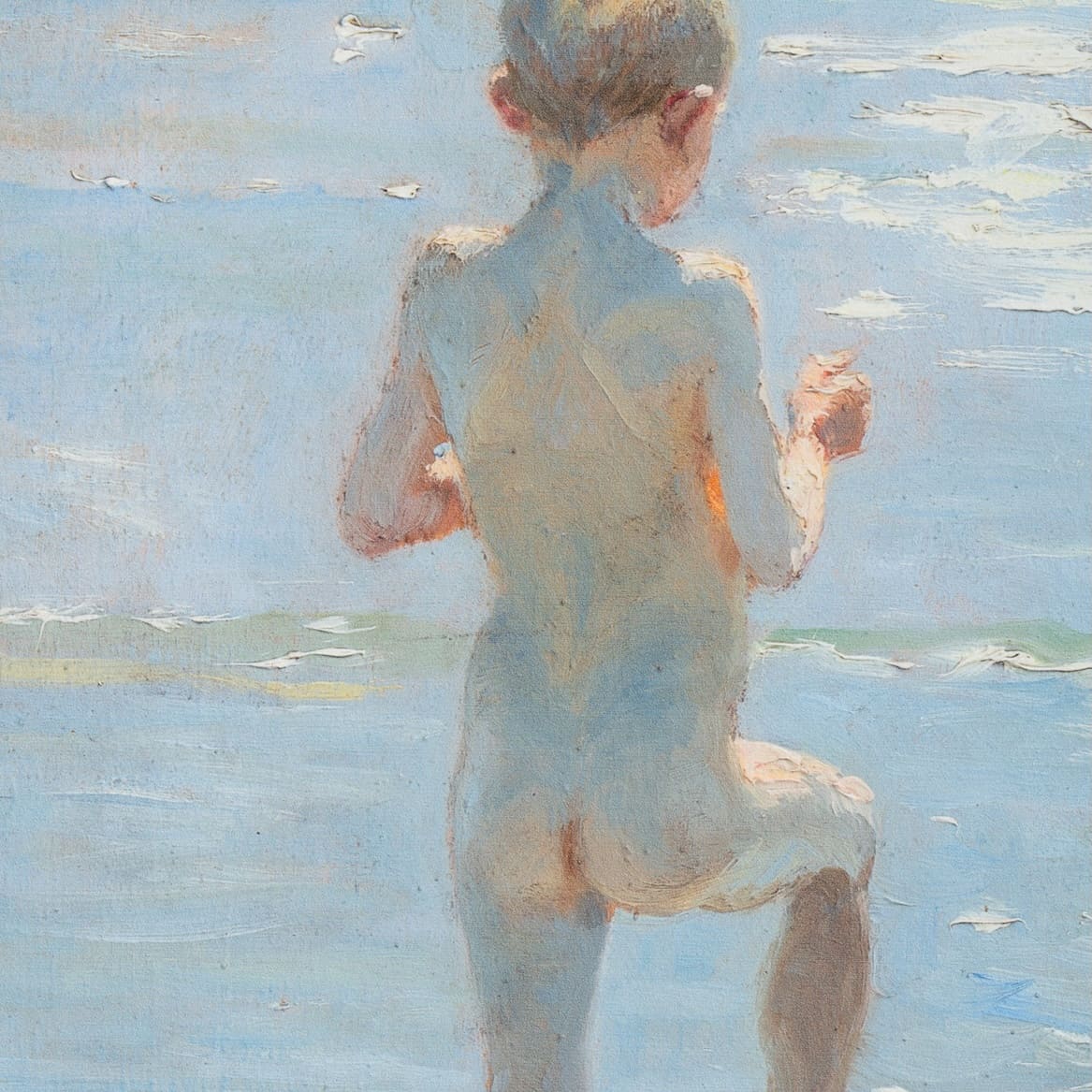 Peder Severin Krøyer - Badender Junge