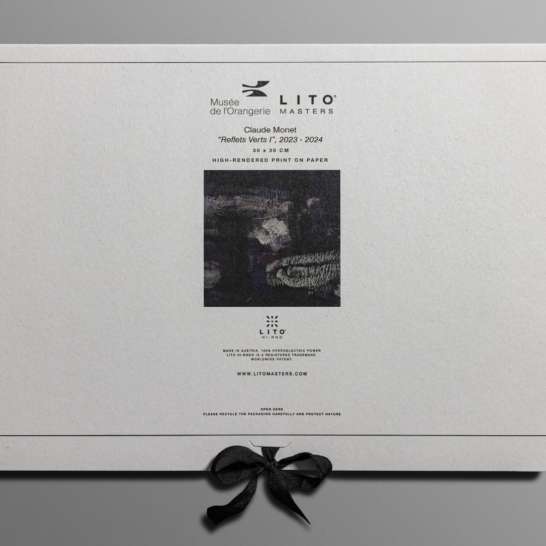 Claude Monet - Reflets Verts I, 2023-2024 - Sur Papier