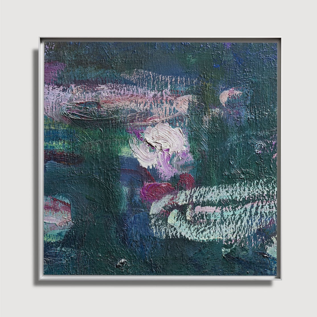 Claude Monet - Reflets Verts I, 2023-2024 - Sur Papier