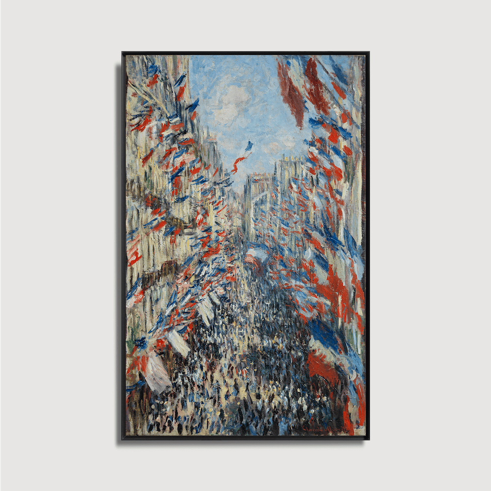 Claude Monet - La Rue Montorgueil à Paris