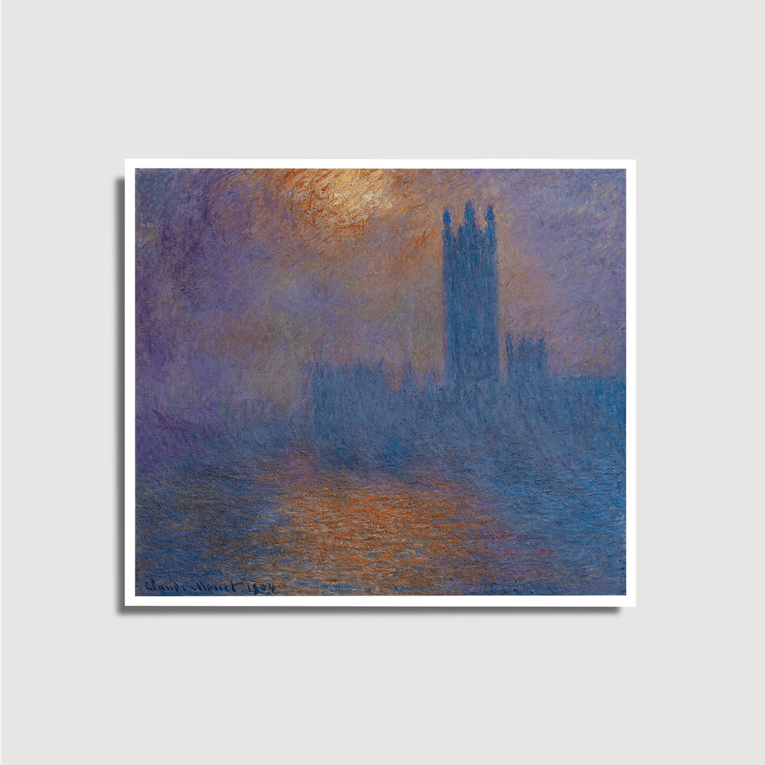 Claude Monet - Londres, Palais du Parlement