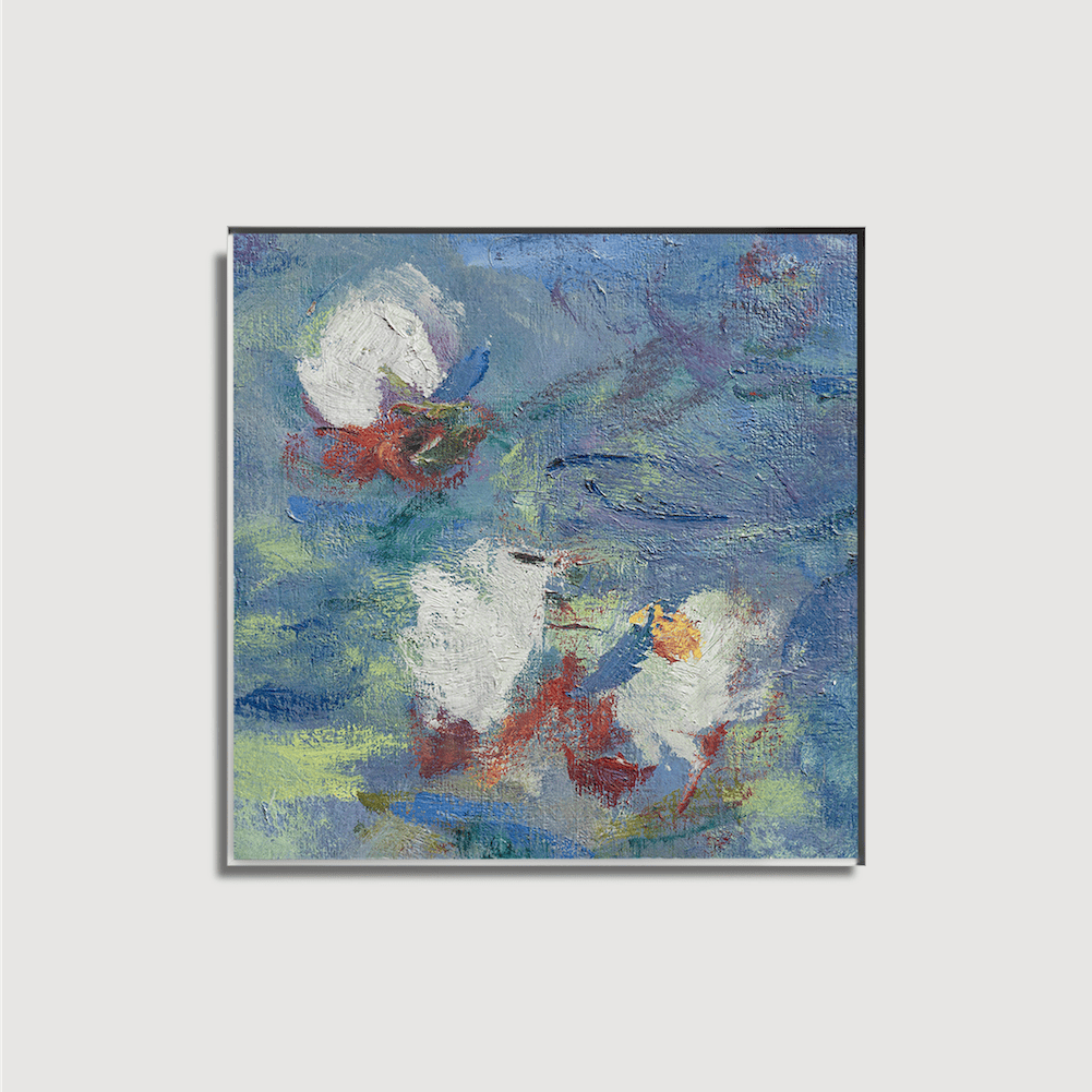 Claude Monet - Nymphéas III - Le Matin - Sur Papier