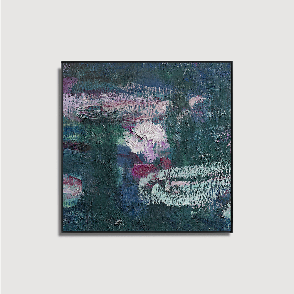 Claude Monet - Reflets Verts I, 2023-2024 - Sur Papier