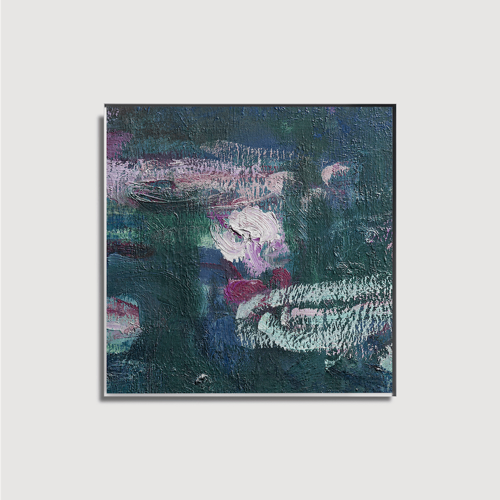 Claude Monet - Reflets Verts I, 2023-2024 - Sur Papier