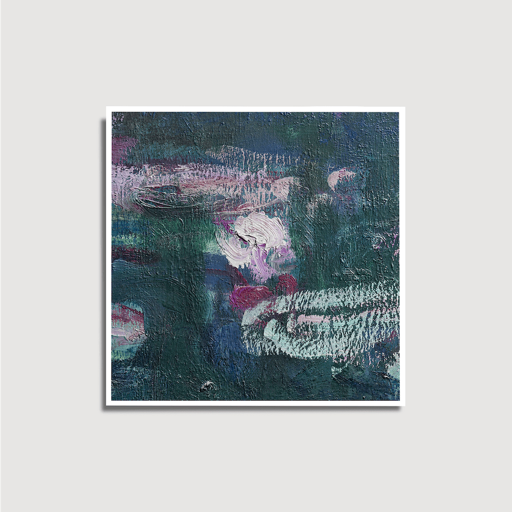 Claude Monet - Reflets Verts I, 2023-2024 - Sur Papier