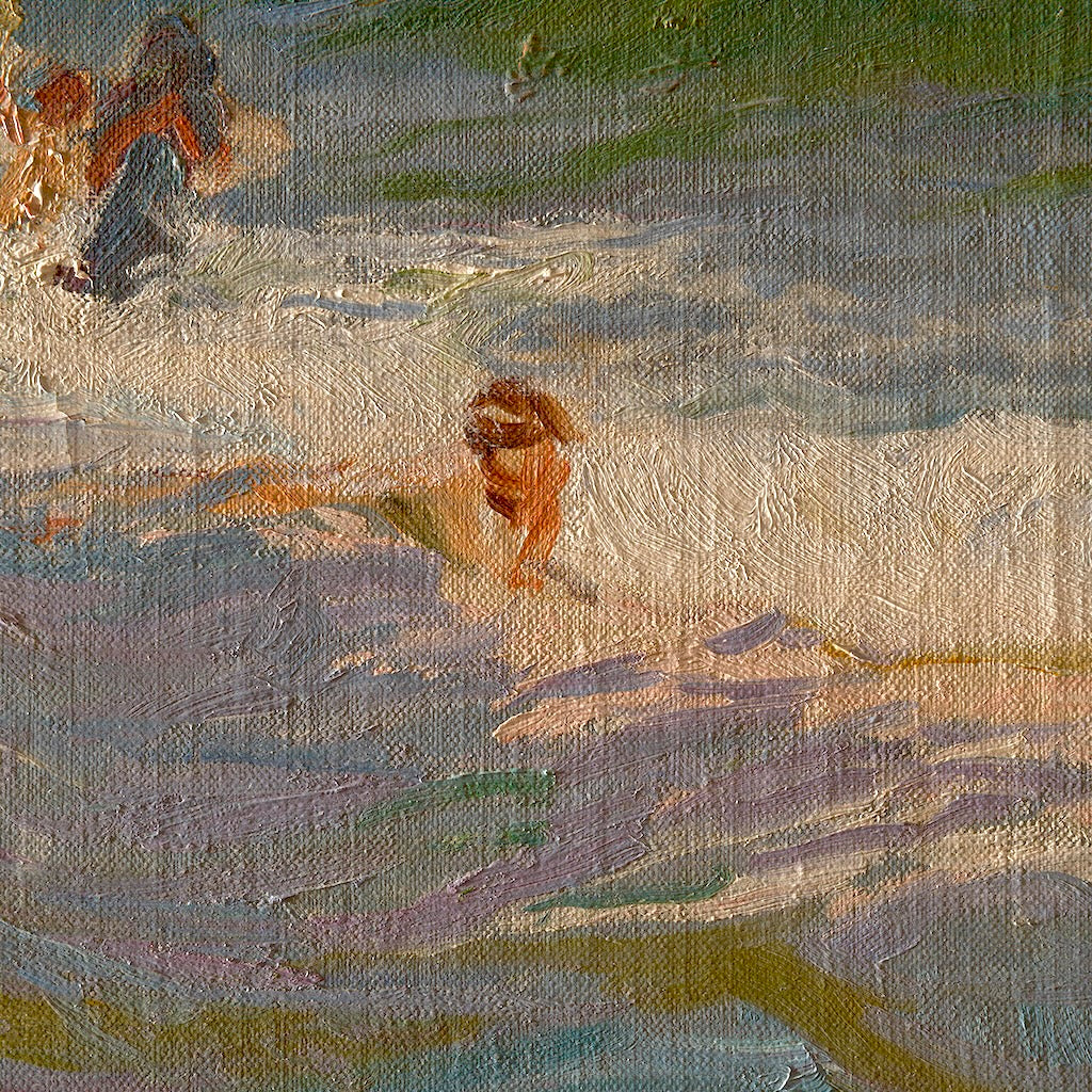 Joaquín Sorolla y Bastida - Plage de Valence à la lumière du matin