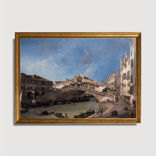 Canal Giovanni Antonio - Le pont du Rialto vu du sud