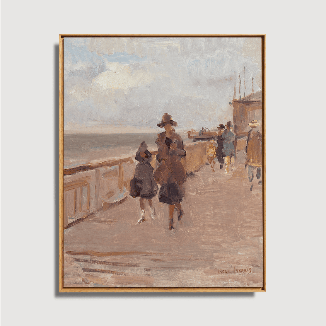 Isaac Israels - Kühle Vorfrühlingsstimmung auf dem Scheveninger Pier