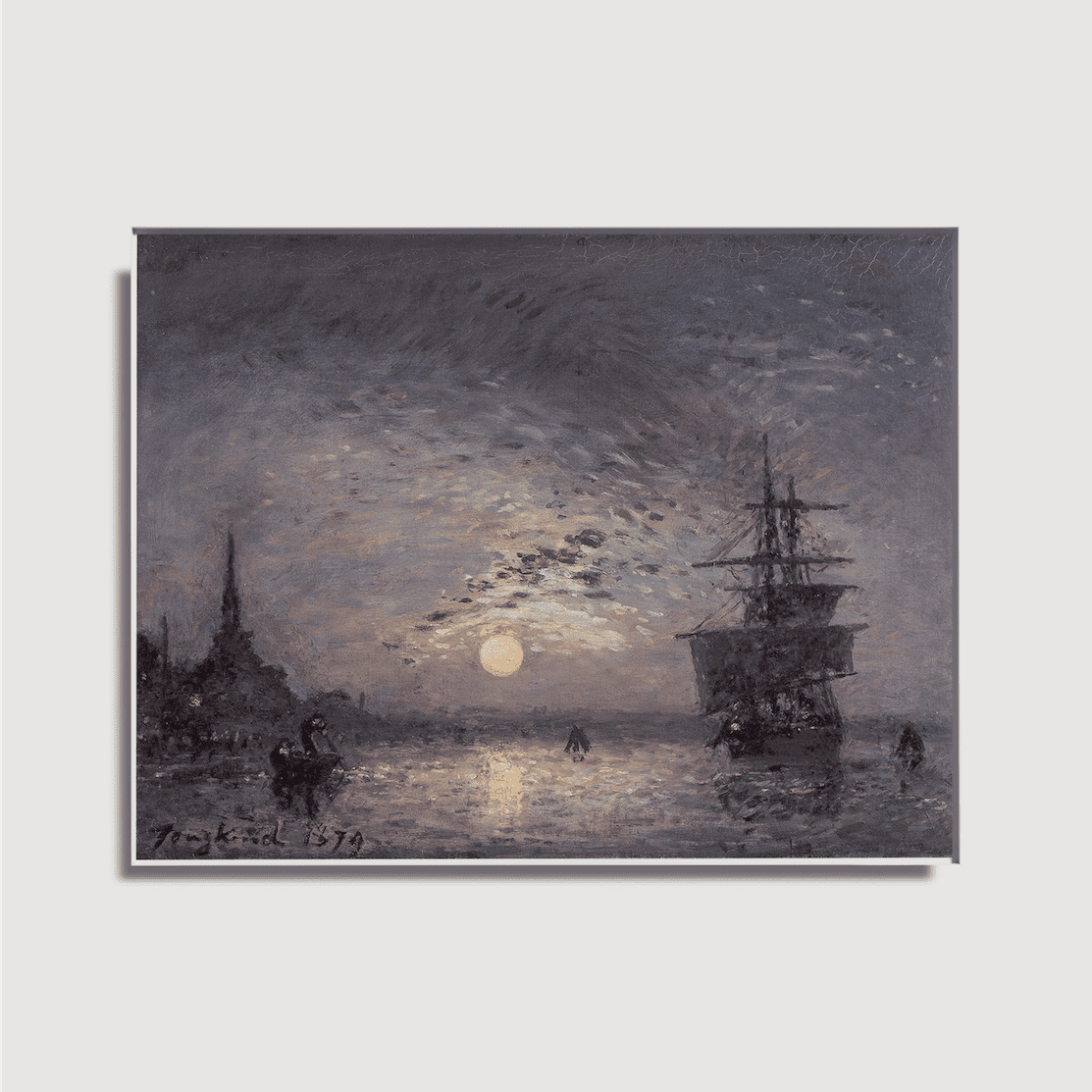 Johan Barthold Jongkind - Der Oude Haven mit Hoofdpoort in Rotterdam