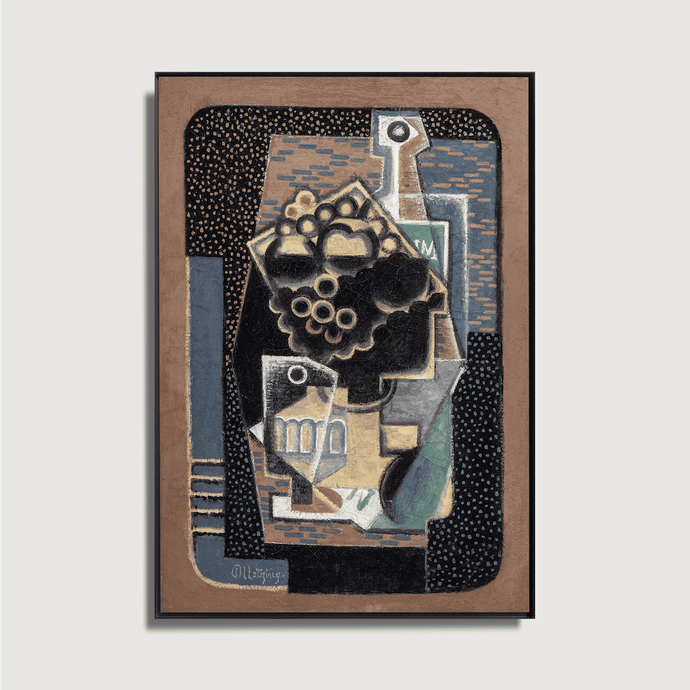 Jean Metzinger - Coupe de Fruits, Verre et Bouteille