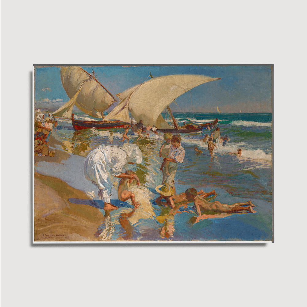 Joaquín Sorolla y Bastida – Strand von Valencia im Morgenlicht