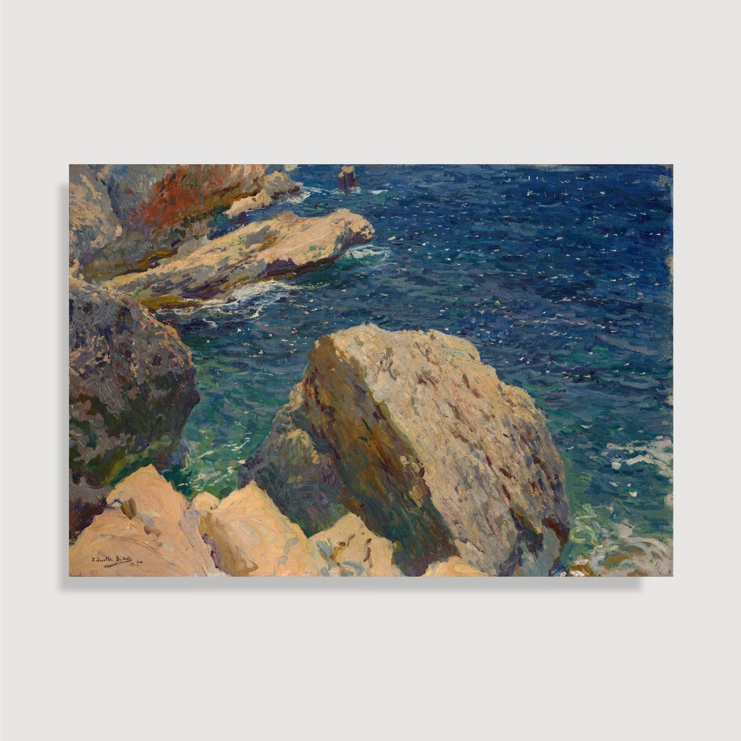 Joaquín Sorolla y Bastida - Rochers du Cap, Jávea