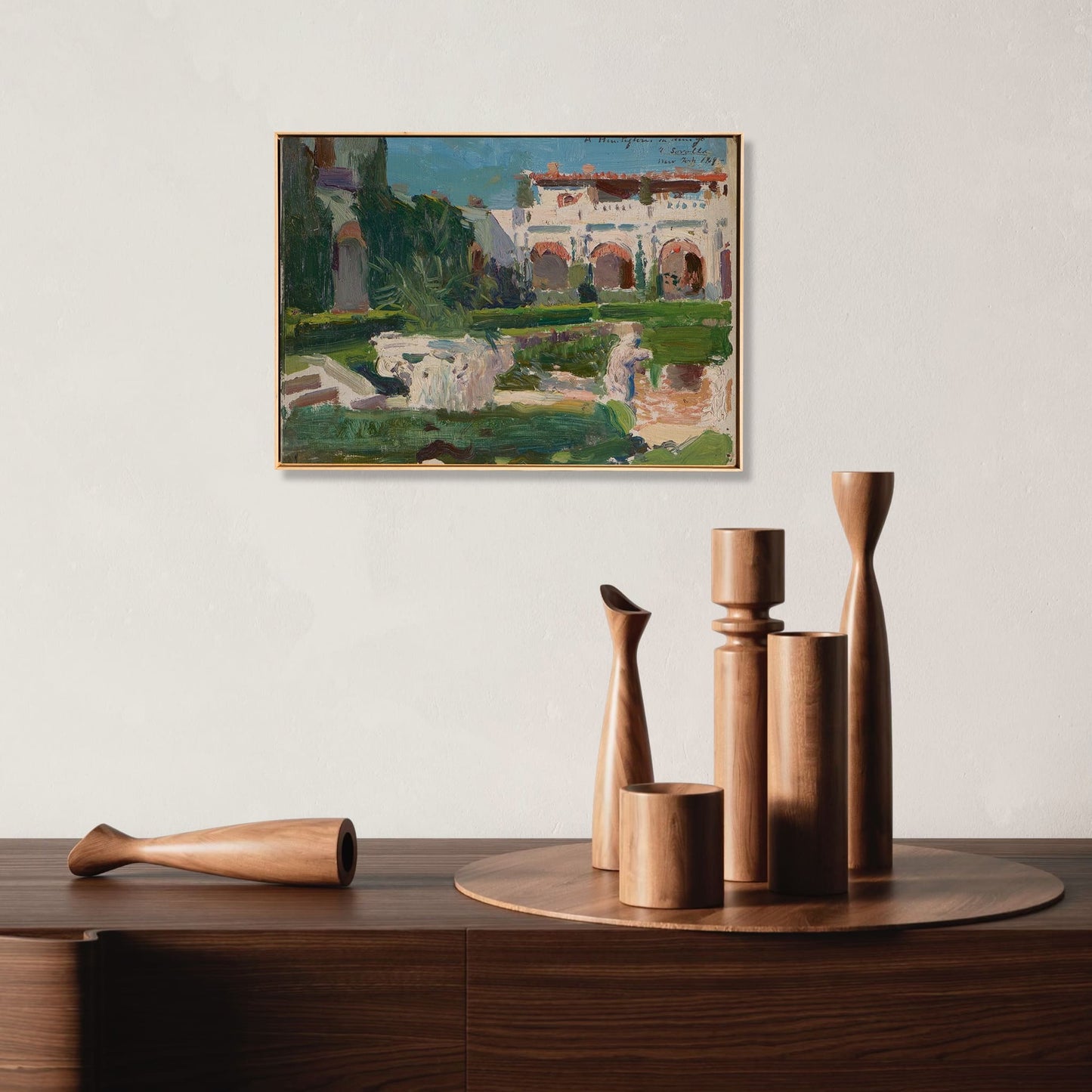 Joaquín Sorolla y Bastida - Esquisse (Jardin)