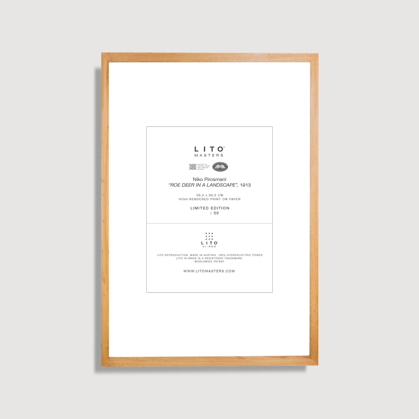 Niko Pirosmani - Rehe in einer Landschaft