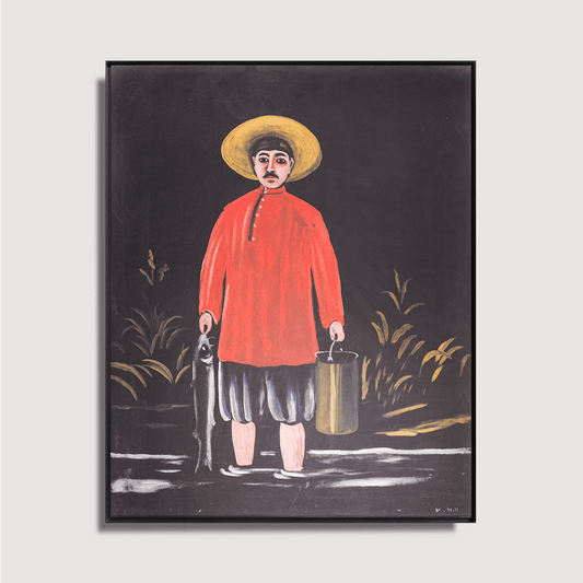 Niko Pirosmani - Fisherman in Red Shirt