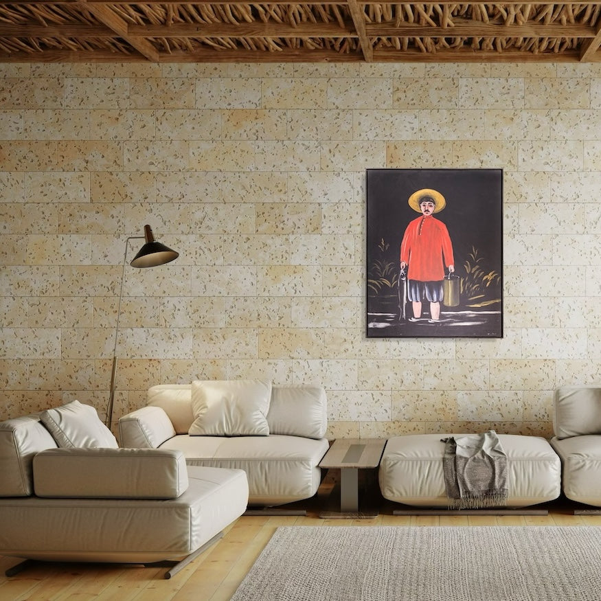 Niko Pirosmani – Fischer im roten Hemd