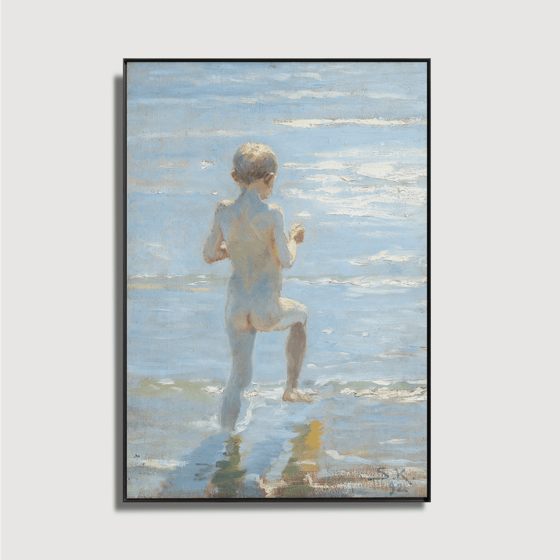 Peder Severin Krøyer - Badender Junge