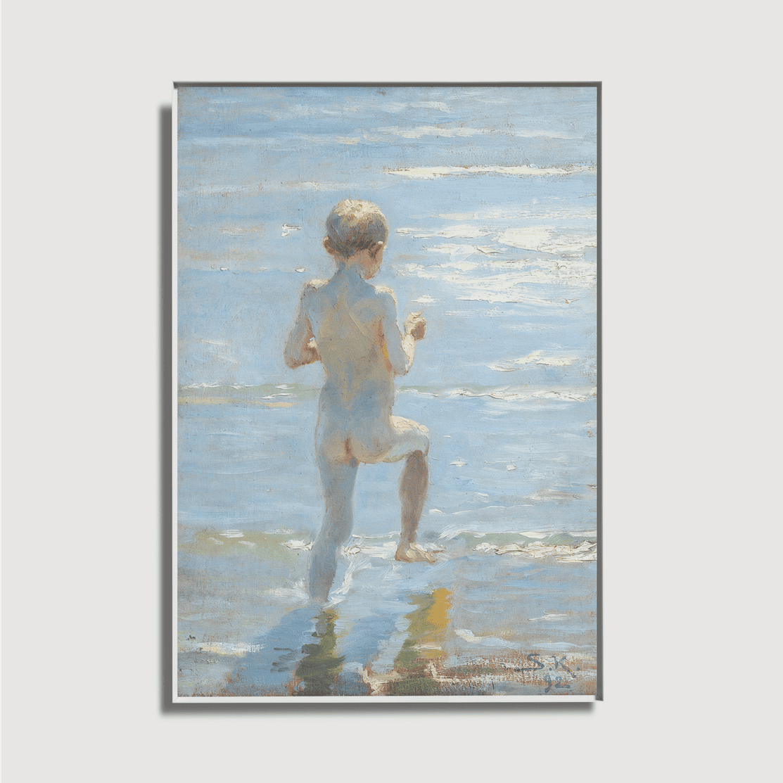 Peder Severin Krøyer - Badender Junge