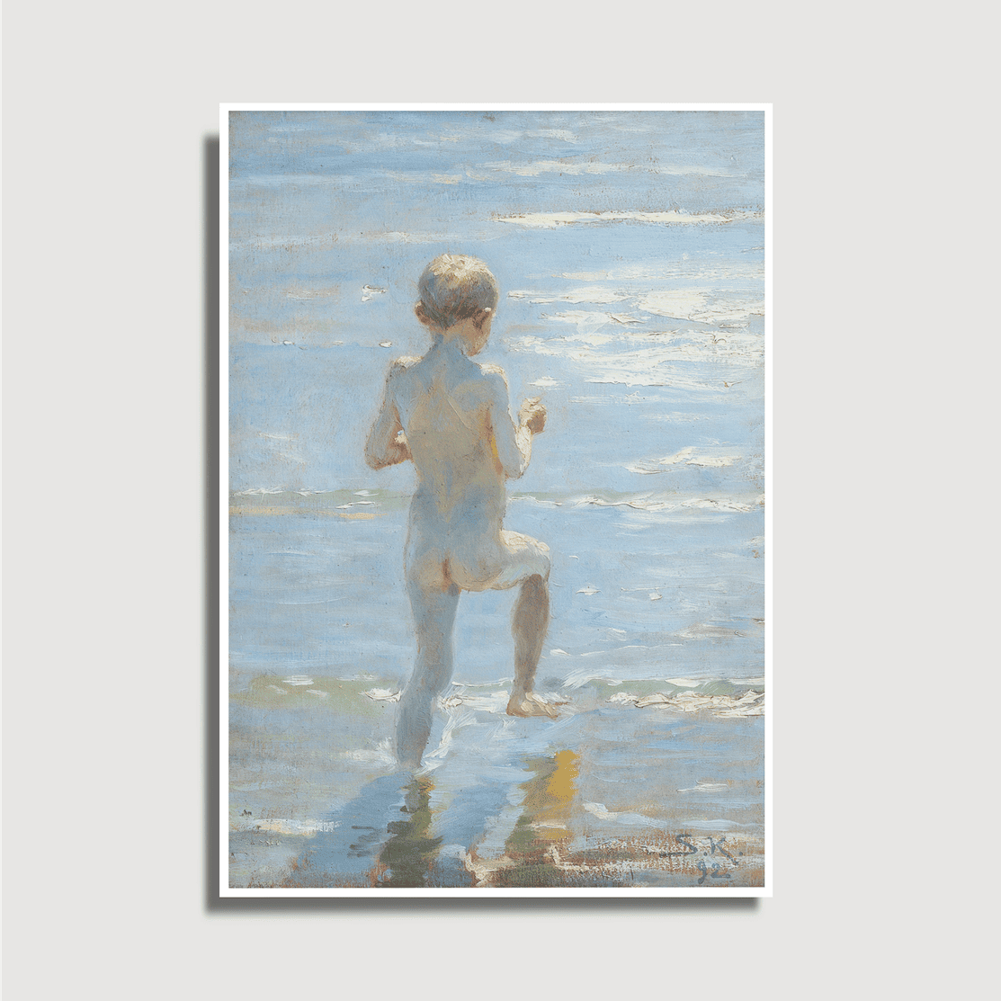 Peder Severin Krøyer - Badender Junge