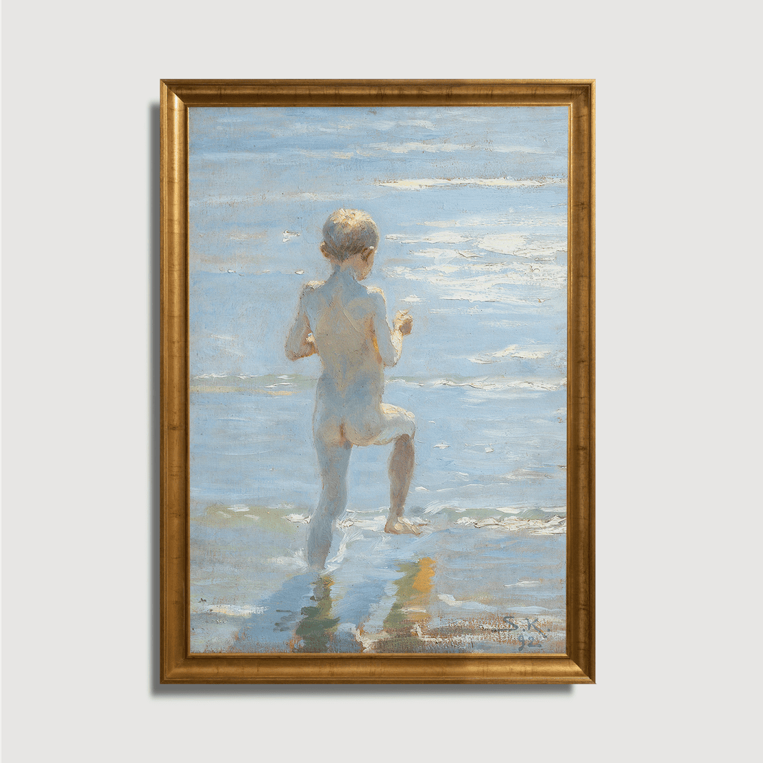Peder Severin Krøyer - Badender Junge