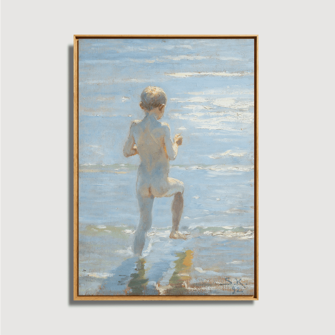 Peder Severin Krøyer - Badender Junge