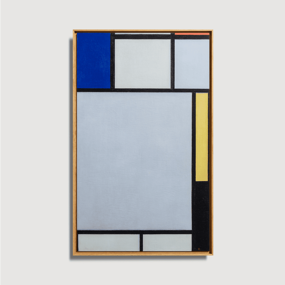 Piet Mondrian - Composition avec bleu, rouge, jaune et noir