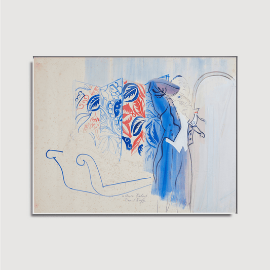 Raoul Dufy - André Robert en habit ou départ pour la soirée