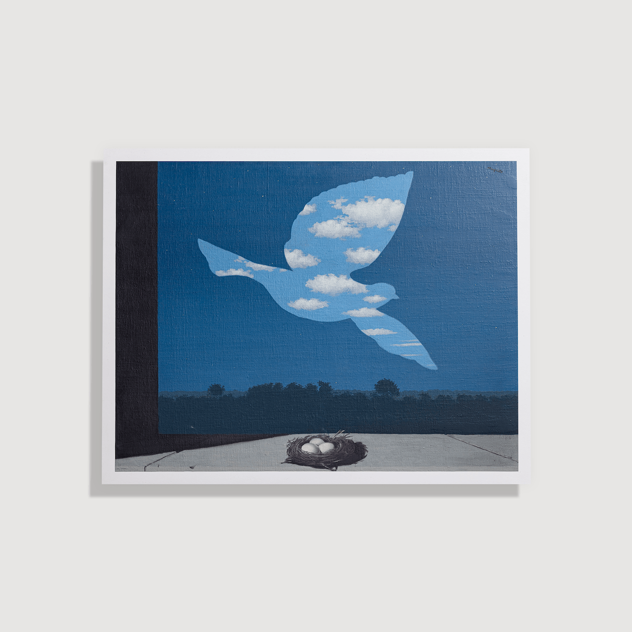 René Magritte - Le retour, 1949 - On Paper