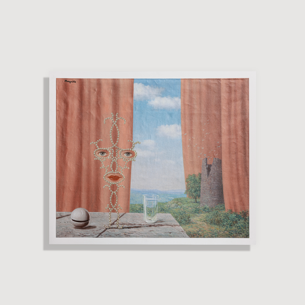 René Magritte - Shéhérazade, 1948 - On Paper